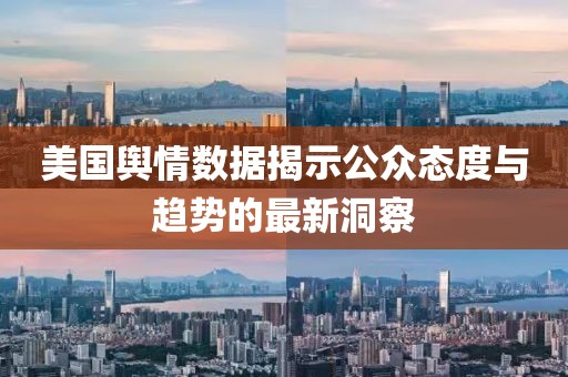 美国舆情数据揭示公众态度与趋势的最新洞察