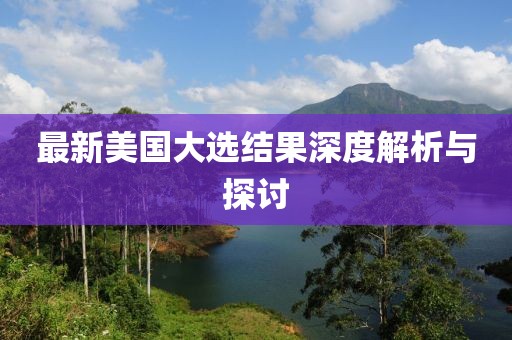 最新美国大选结果深度解析与探讨