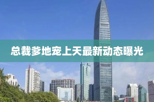 总裁爹地宠上天最新动态曝光