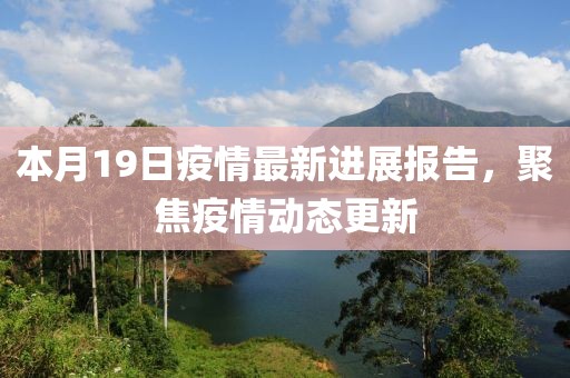 本月19日疫情最新进展报告，聚焦疫情动态更新