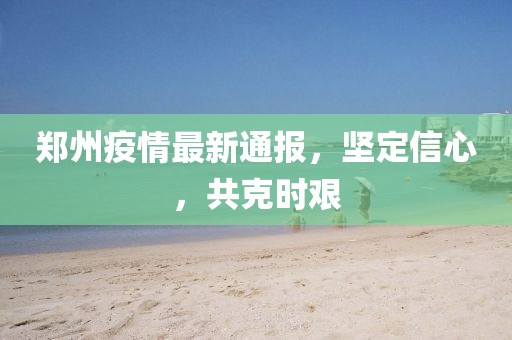 郑州疫情最新通报，坚定信心，共克时艰
