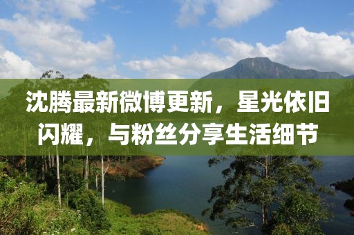 沈腾最新微博更新，星光依旧闪耀，与粉丝分享生活细节
