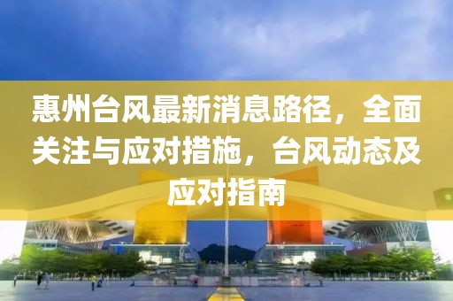 惠州台风最新消息路径，全面关注与应对措施，台风动态及应对指南