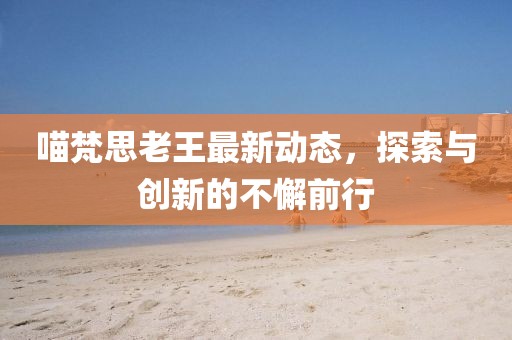喵梵思老王最新动态，探索与创新的不懈前行