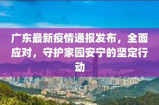 广东最新疫情通报发布，全面应对，守护家园安宁的坚定行动