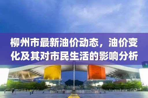 柳州市最新油价动态，油价变化及其对市民生活的影响分析
