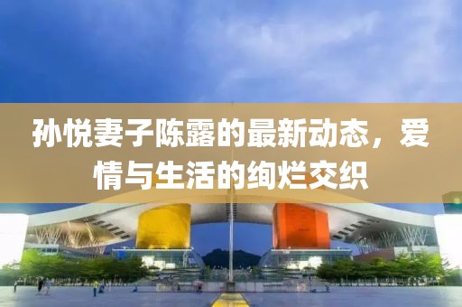 孙悦妻子陈露的最新动态，爱情与生活的绚烂交织