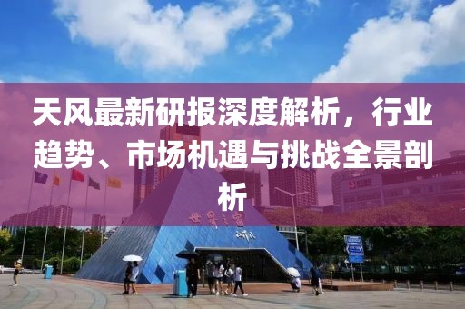 天风最新研报深度解析，行业趋势、市场机遇与挑战全景剖析