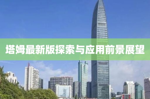 塔姆最新版探索与应用前景展望