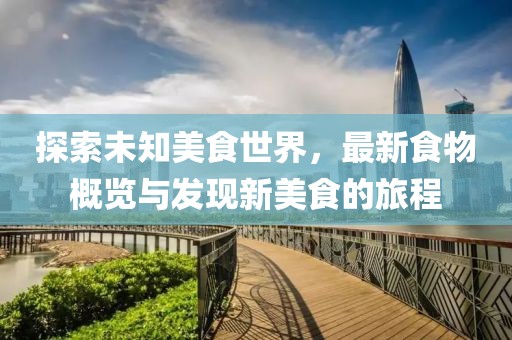 探索未知美食世界，最新食物概览与发现新美食的旅程