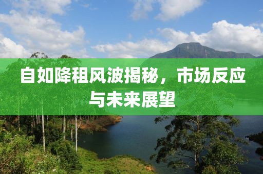 自如降租风波揭秘，市场反应与未来展望
