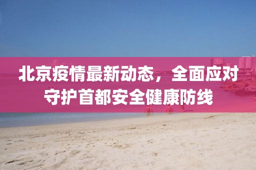 北京疫情最新动态，全面应对守护首都安全健康防线