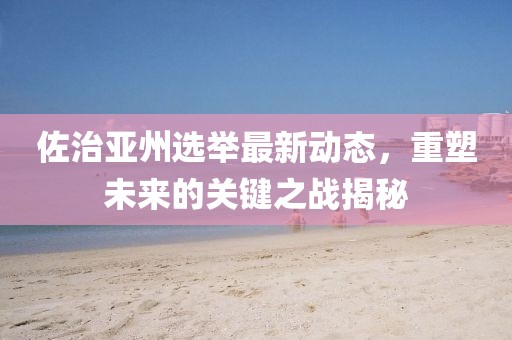 佐治亚州选举最新动态，重塑未来的关键之战揭秘