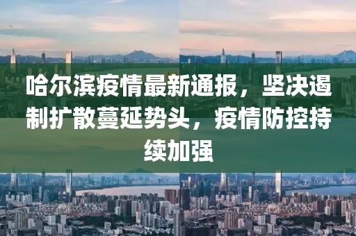 哈尔滨疫情最新通报，坚决遏制扩散蔓延势头，疫情防控持续加强