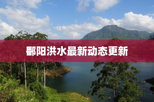 鄱阳洪水最新动态更新
