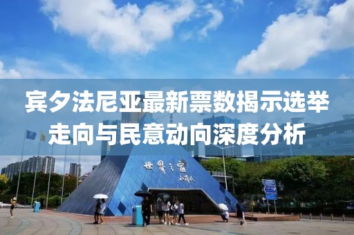 宾夕法尼亚最新票数揭示选举走向与民意动向深度分析