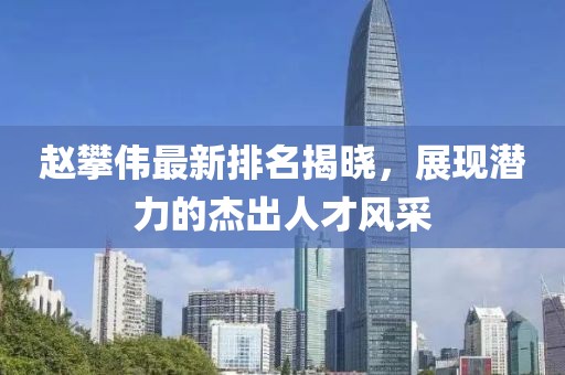 赵攀伟最新排名揭晓，展现潜力的杰出人才风采