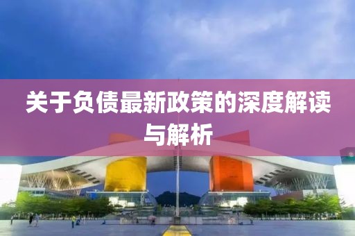 关于负债最新政策的深度解读与解析