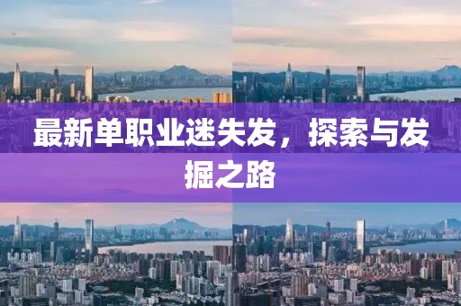 最新单职业迷失发，探索与发掘之路