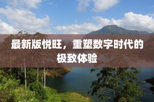 最新版悦旺，重塑数字时代的极致体验
