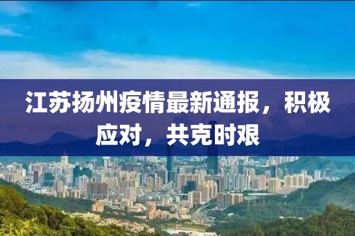 江苏扬州疫情最新通报，积极应对，共克时艰