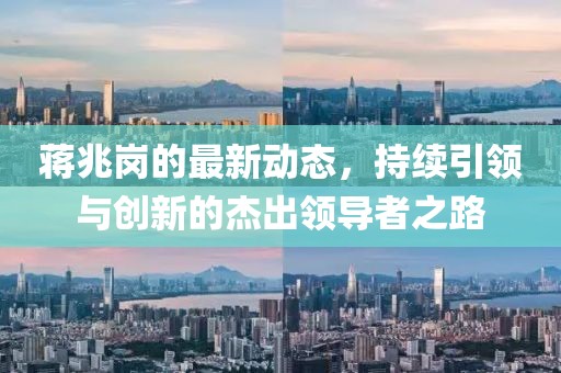蒋兆岗的最新动态，持续引领与创新的杰出领导者之路
