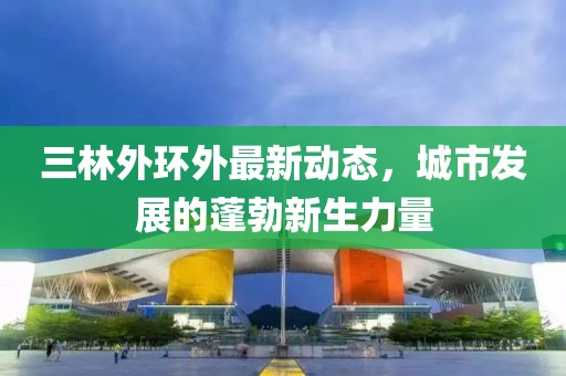 三林外环外最新动态，城市发展的蓬勃新生力量