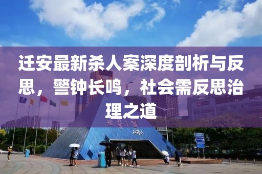 迁安最新杀人案深度剖析与反思，警钟长鸣，社会需反思治理之道