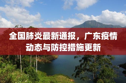全国肺炎最新通报，广东疫情动态与防控措施更新