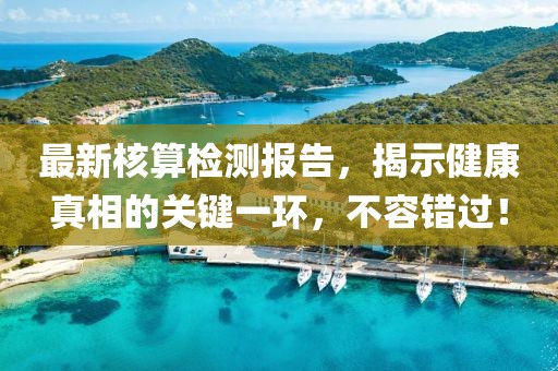 最新核算检测报告，揭示健康真相的关键一环，不容错过！