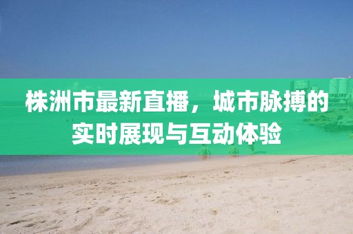株洲市最新直播，城市脉搏的实时展现与互动体验