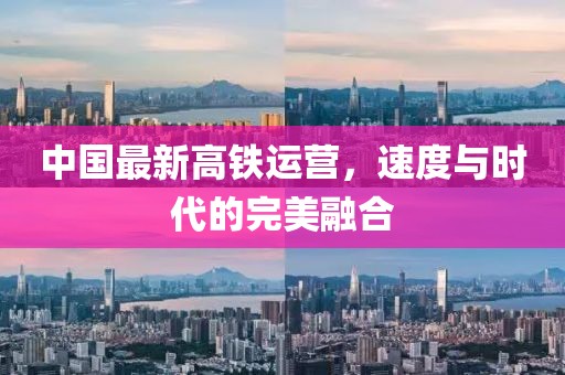 中国最新高铁运营，速度与时代的完美融合