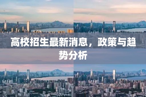 高校招生最新消息，政策与趋势分析