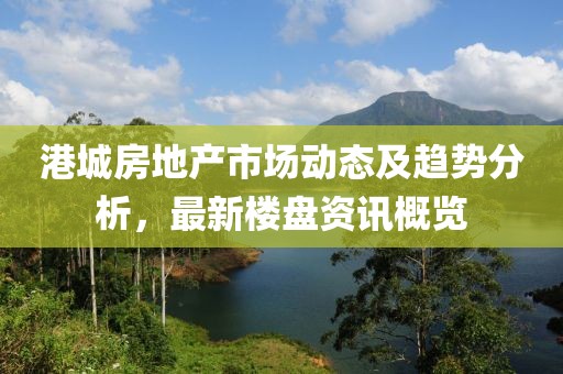 港城房地产市场动态及趋势分析，最新楼盘资讯概览