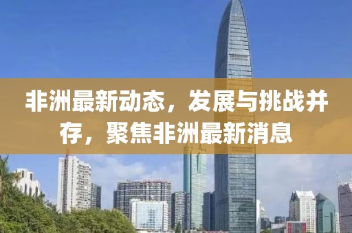 非洲最新动态，发展与挑战并存，聚焦非洲最新消息