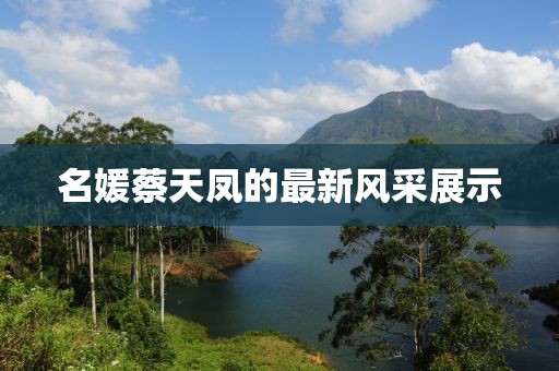 名媛蔡天凤的最新风采展示