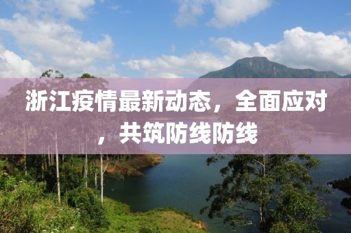 浙江疫情最新动态，全面应对，共筑防线防线