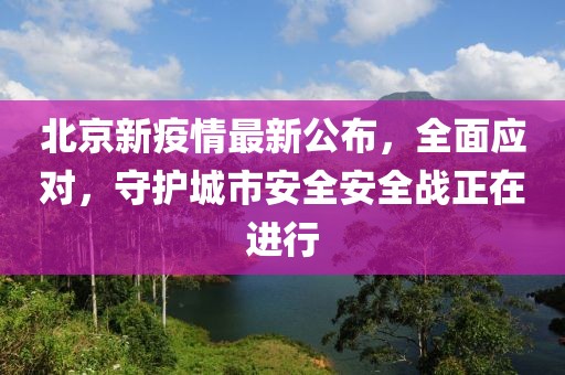 北京新疫情最新公布，全面应对，守护城市安全安全战正在进行
