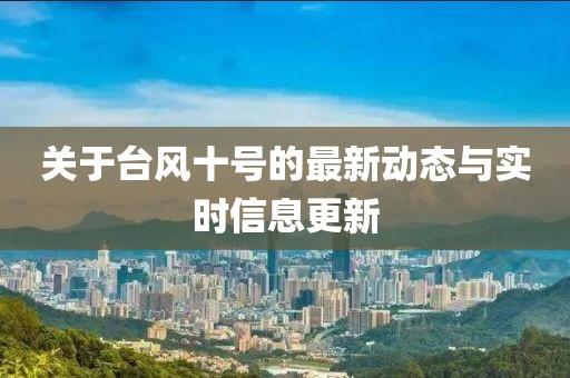 关于台风十号的最新动态与实时信息更新