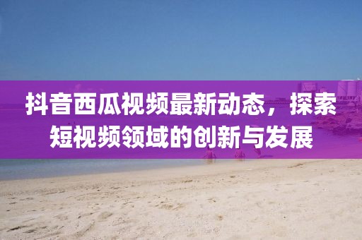 抖音西瓜视频最新动态，探索短视频领域的创新与发展
