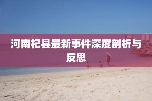 河南杞县最新事件深度剖析与反思