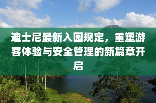 迪士尼最新入园规定，重塑游客体验与安全管理的新篇章开启