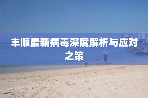 丰顺最新病毒深度解析与应对之策