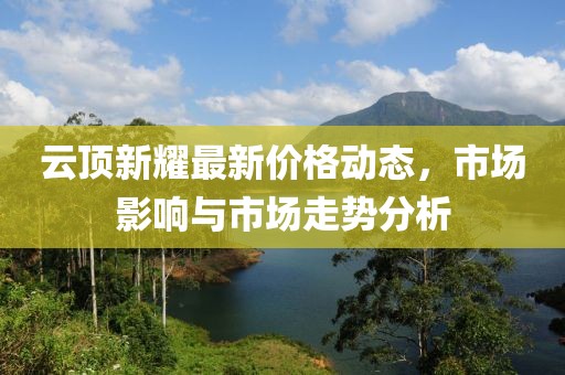 云顶新耀最新价格动态，市场影响与市场走势分析