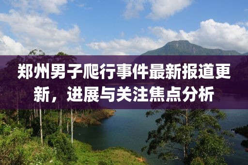 郑州男子爬行事件最新报道更新，进展与关注焦点分析