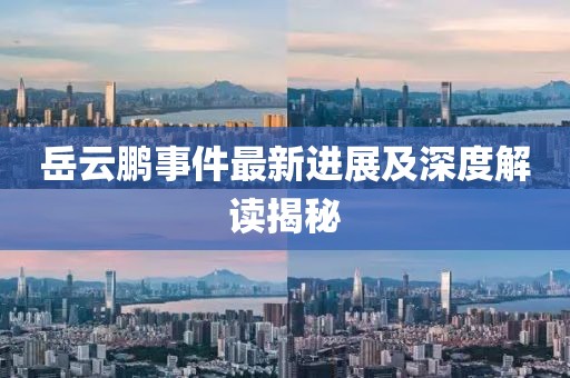 岳云鹏事件最新进展及深度解读揭秘