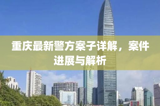 重庆最新警方案子详解，案件进展与解析