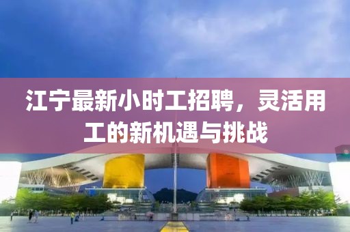 江宁最新小时工招聘，灵活用工的新机遇与挑战
