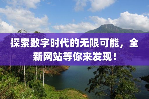 探索数字时代的无限可能，全新网站等你来发现！
