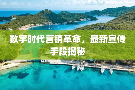 数字时代营销革命，最新宣传手段揭秘